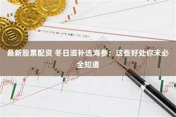 最新股票配资 冬日滋补选海参：这些好处你未必全知道